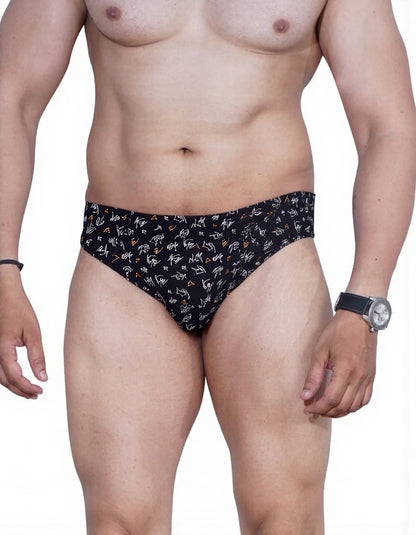 Men Printed Brief [Pack of 3]