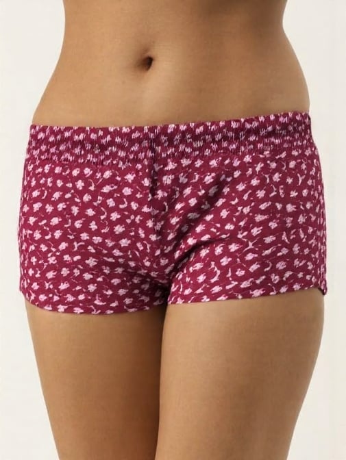 Women Underwear Trunk Printed