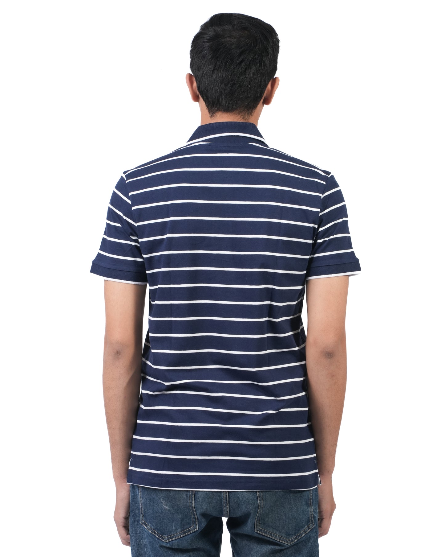 Navy White Stripe