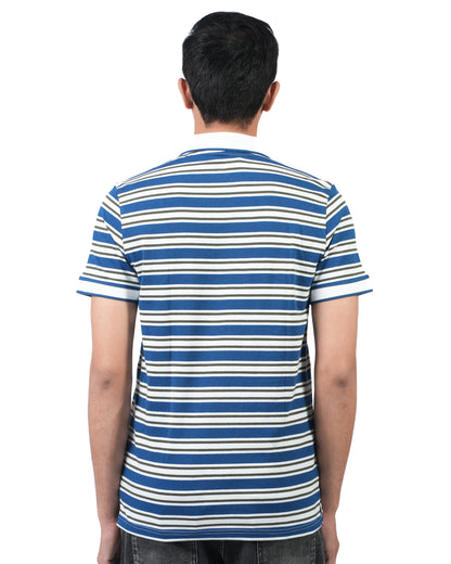 Blue White Stripe