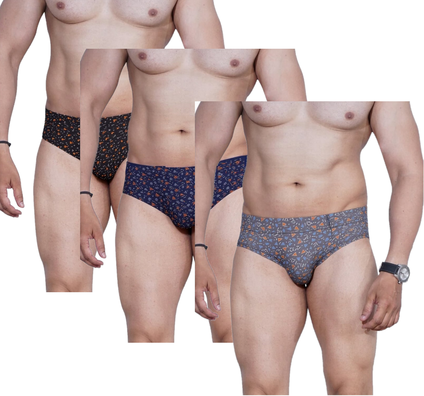 Men Printed Brief [Pack of 3]